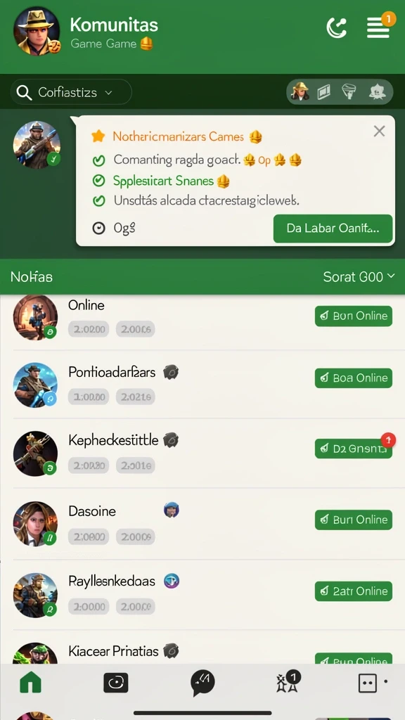 Screenshot menunjukkan variasi permainan slot yang tersedia.