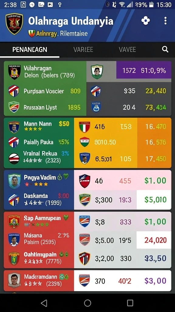 Grafik yang menawan dan penuh warna.
