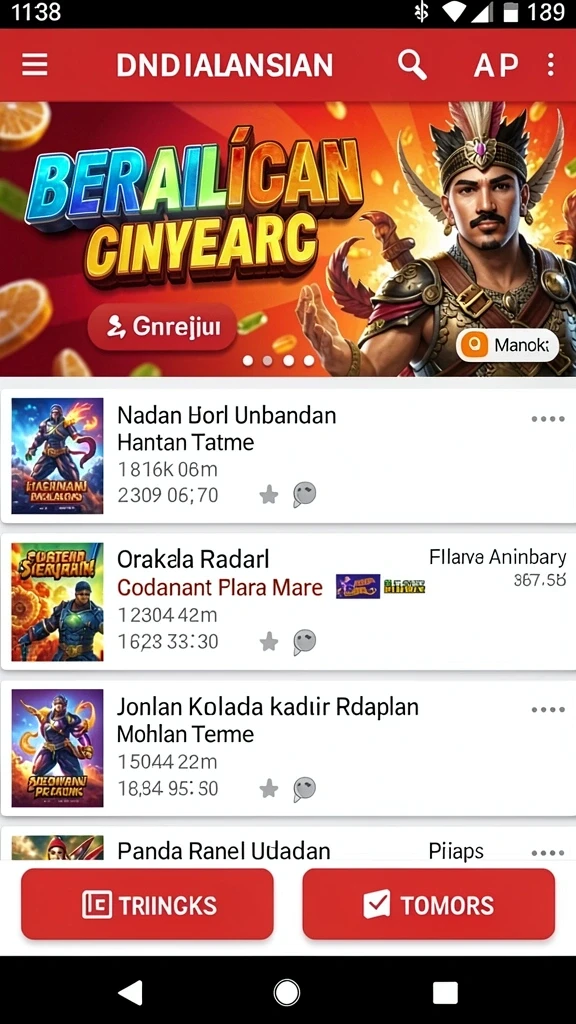 Tampilan antarmuka yang menarik dan mudah digunakan.