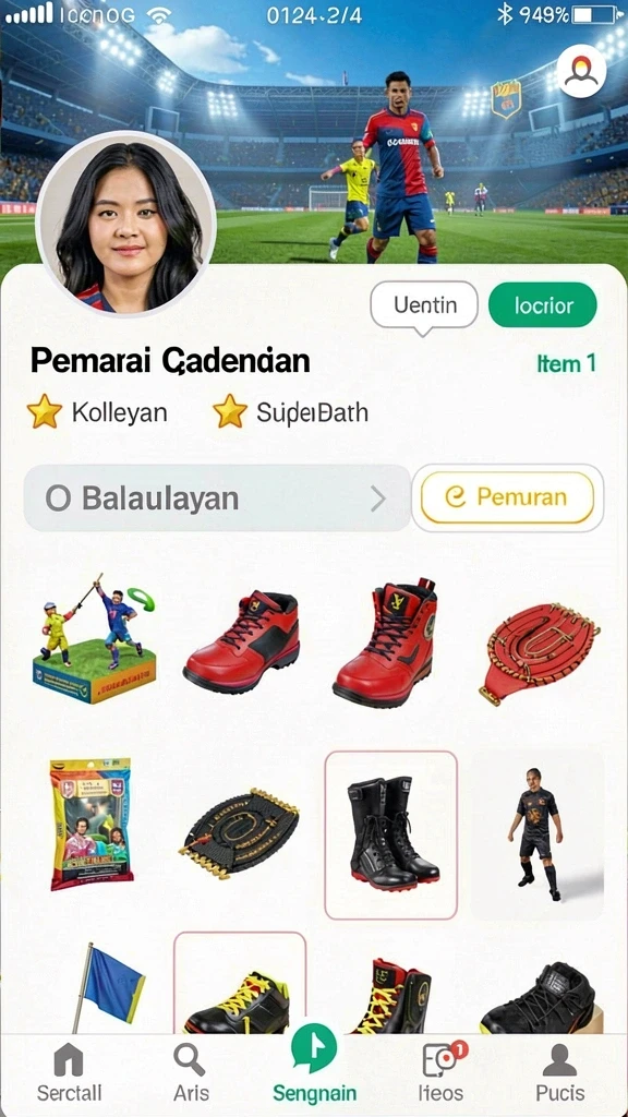 Tampilan antarmuka yang intuitif dan user-friendly.