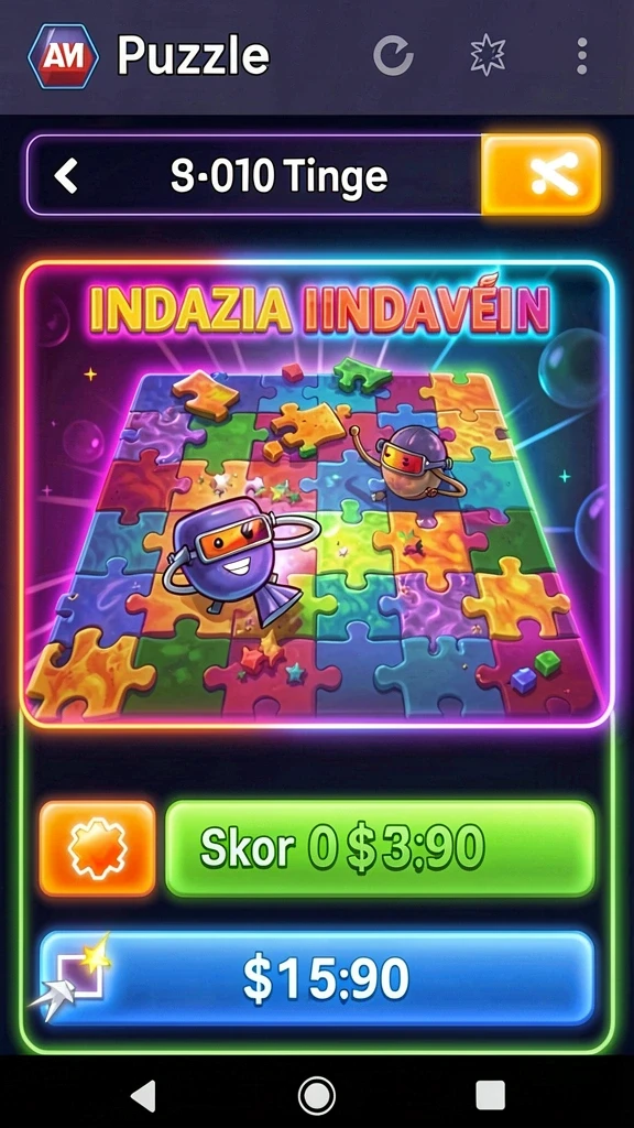 Tampilan pertama game yang memukau dan menarik.