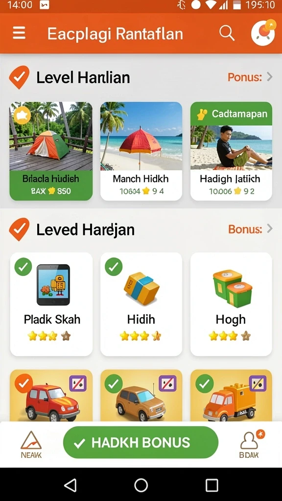 Karakter unik yang dapat dipilih sesuai selera pemain.