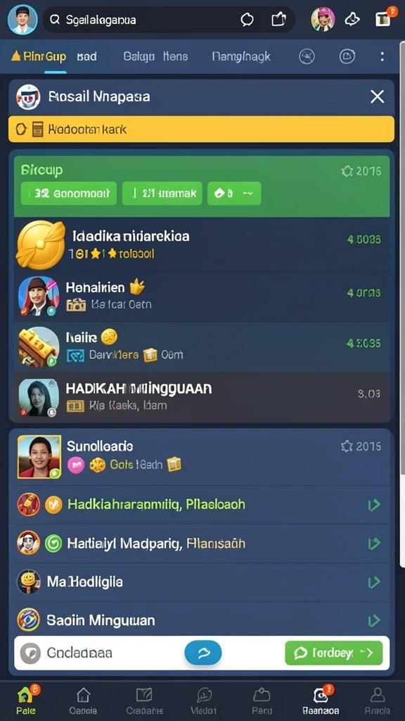 Karakter-karakter epik siap untuk bertempur.