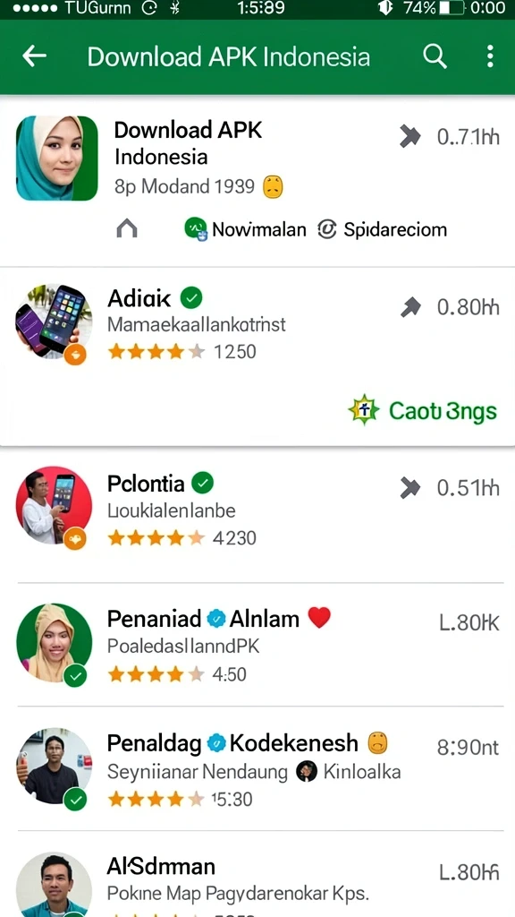 Variasi permainan yang menghibur dan menantang.