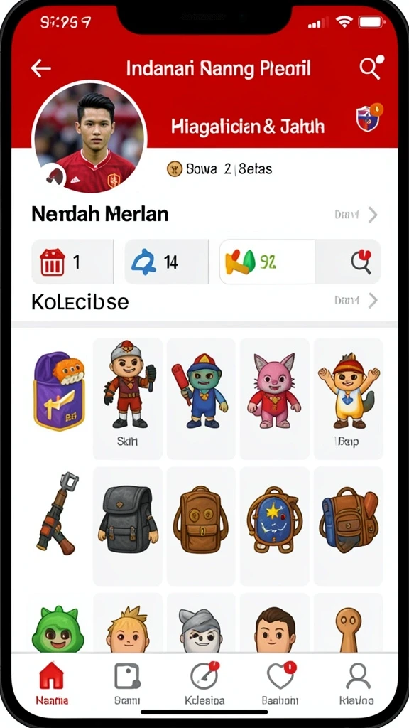 Menu upgrade spaceship dengan berbagai pilihan.