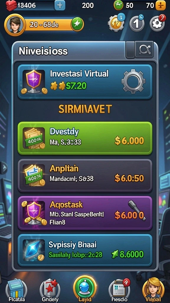 Tampilan antarmuka GOGO77 yang menarik dan intuitif.