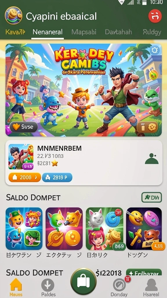 Menampilkan hadiah dari sistem reward yang menarik.