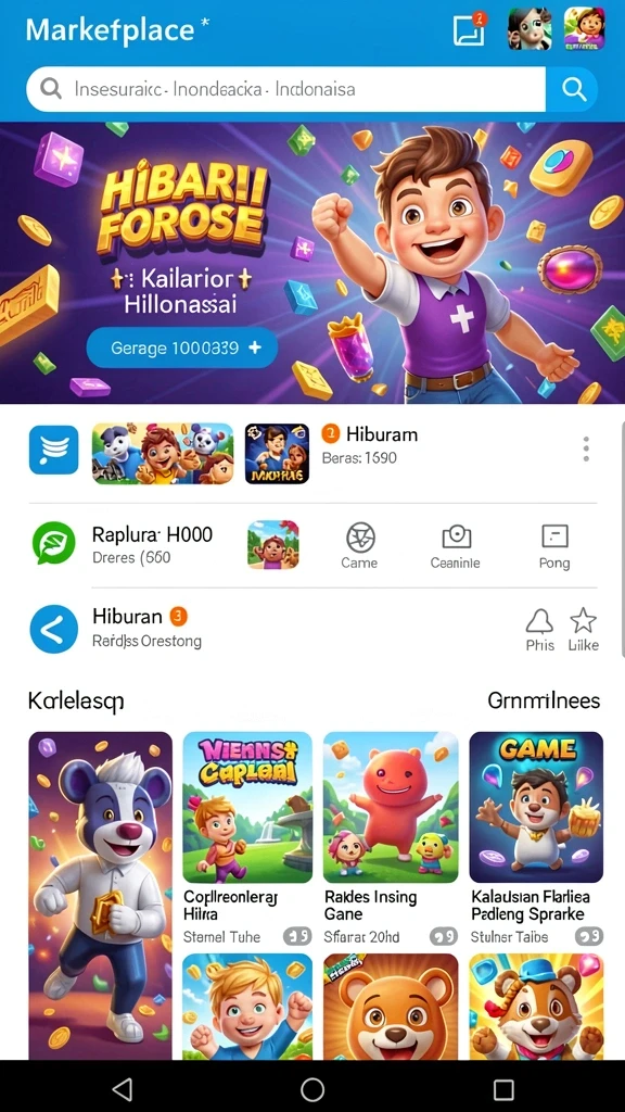 Screenshot spesial fitur liga terbaru.
