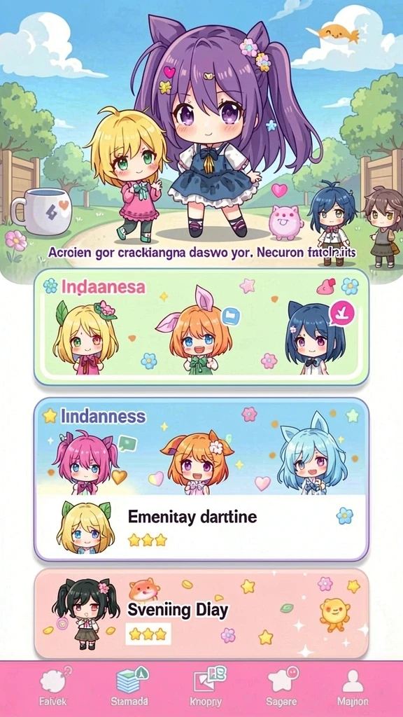 Screenshot menunjukkan antarmuka pengguna yang menarik.