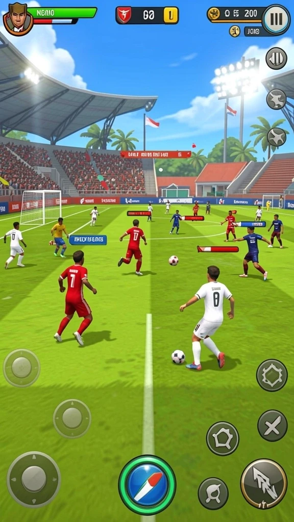 Tampilan awal permainan yang menarik.