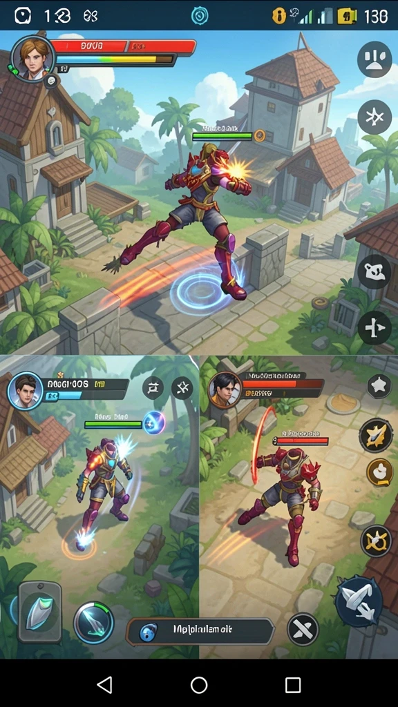 Tangkapan layar memperlihatkan grafis yang memukau dari level terbaru.