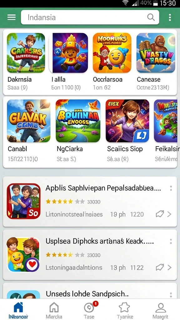 Tampilan antarmuka pengguna yang intuitif.