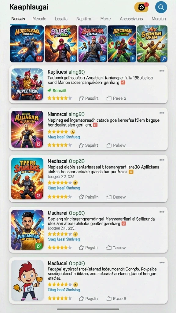 Tantangan level menarik yang menguji keterampilan.