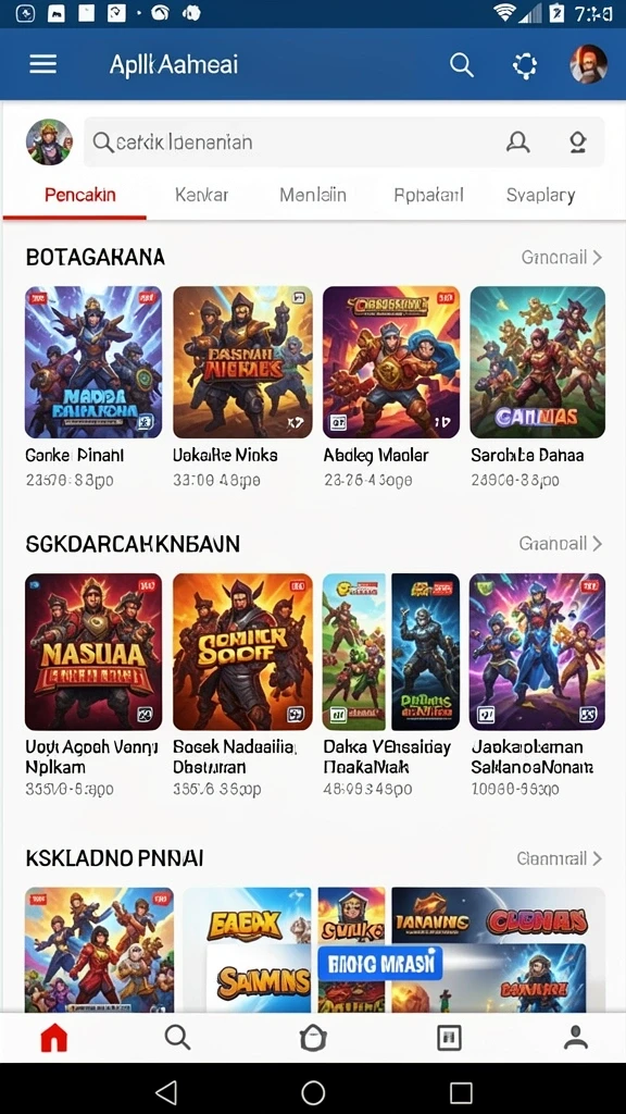 Screenshot ketiga memperlihatkan suasana turnamen yang seru dan menegangkan.