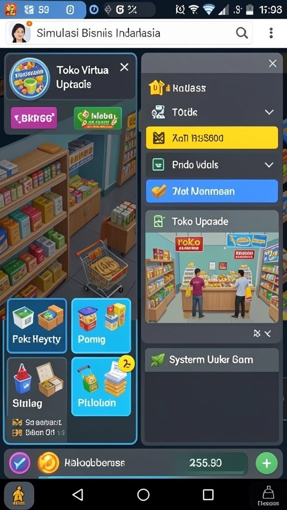 Tampilan antarmuka yang intuitif dan modern.