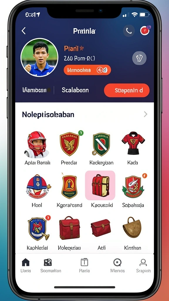 Pengguna dapat bersaing di leaderboard.