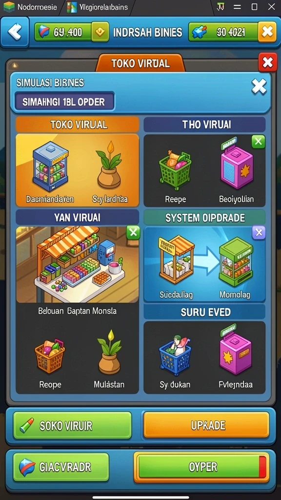 Gameplay dinamis dengan banyak pilihan karakter.