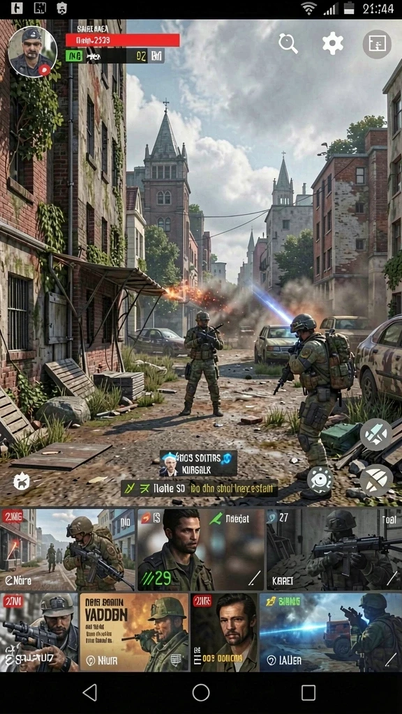 Tampilan level yang indah dan detail.