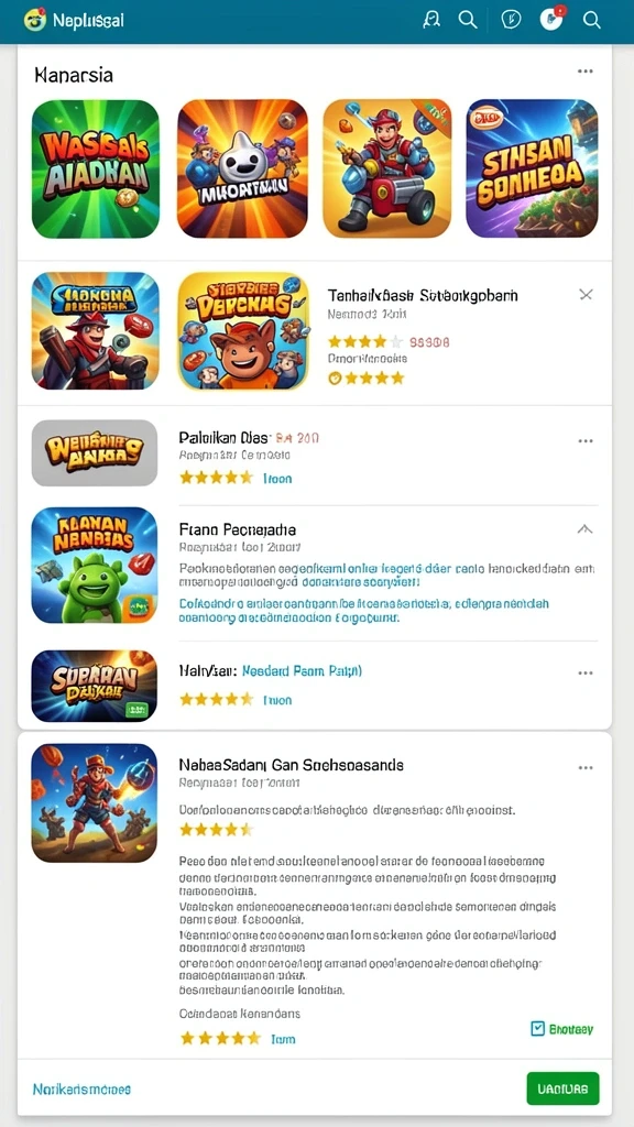 Tampilan permainan yang menarik dan responsif.
