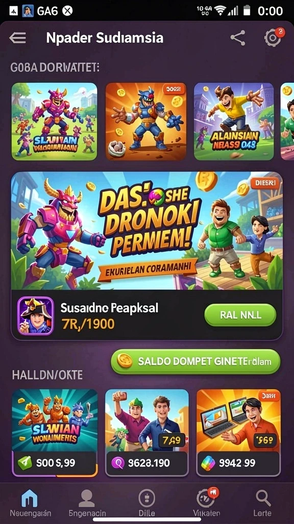 Tampilan antarmuka yang modern dan intuitif.