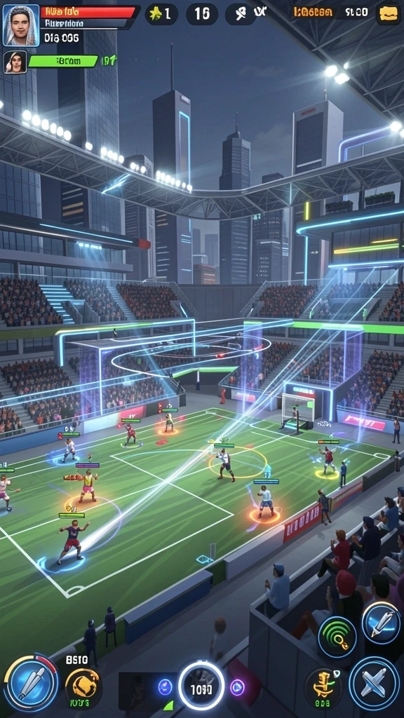 Screenshot dari mode permainan multiplayer yang seru.