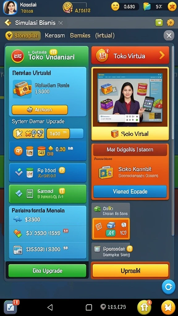 Tampilan antarmuka yang menarik dan mudah digunakan.