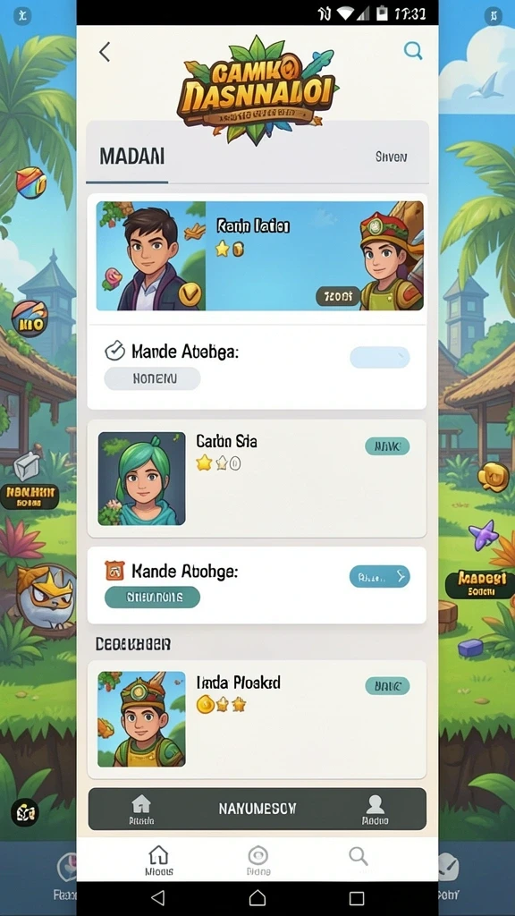 Fitur mini-game yang seru dan menguntungkan.